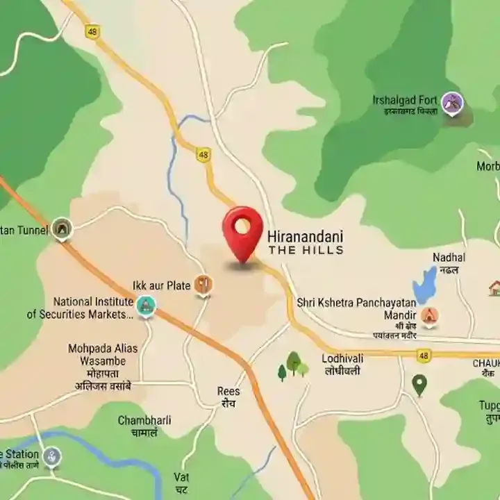 Hiranandani Hills location map, Panvel